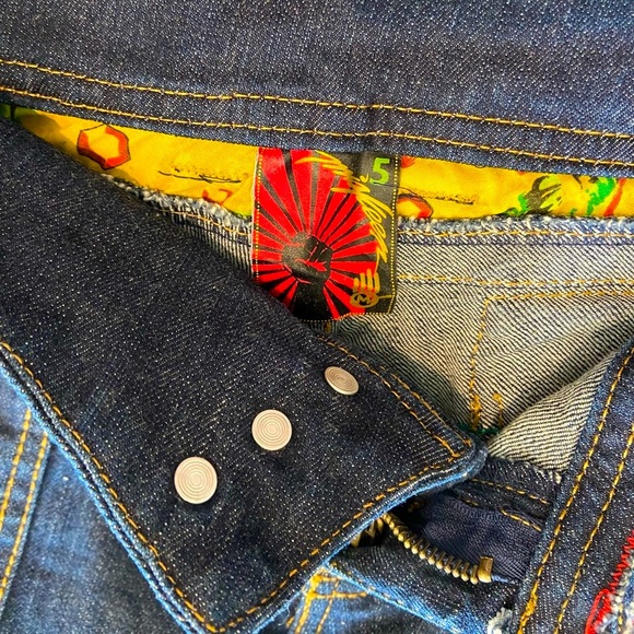 Miskeen RARE Rainbow Size 5 Jeans - Picture 10 of 11